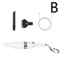 Rechargeable handheld car and home vacuum cleaner with ABS body, brushed or brushless motor, four options A B C D