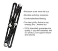 Four-sided aluminium alloy angleizer ruler template tool measuring inches and centimetres with 1 mm accuracy