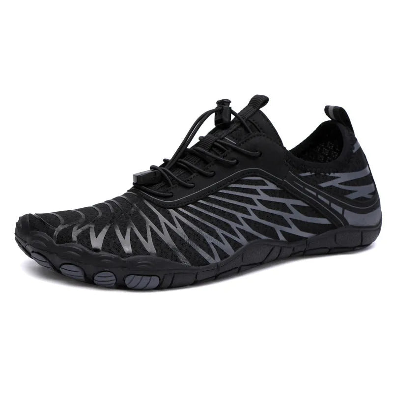 White and ash orange casual lace-up shoes with a breathable gauze lining and textured rubber outsole.