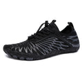 White and ash orange casual lace-up shoes with a breathable gauze lining and textured rubber outsole.
