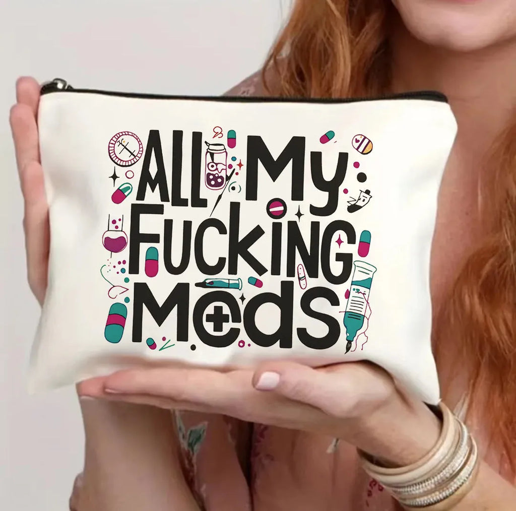A lightweight polyester zipper cosmetic bag in one of five available colour choices.
