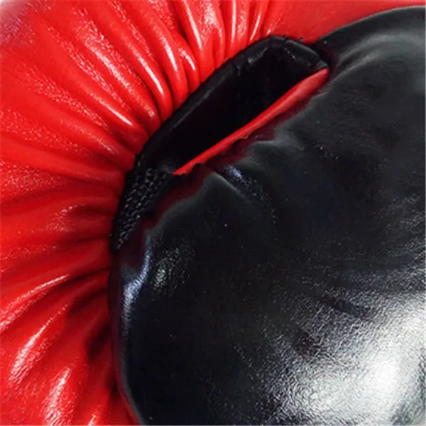 Adult PU boxing gloves in red, blue, white, pink or orange, available in 8oz, 10oz and 12oz sizes