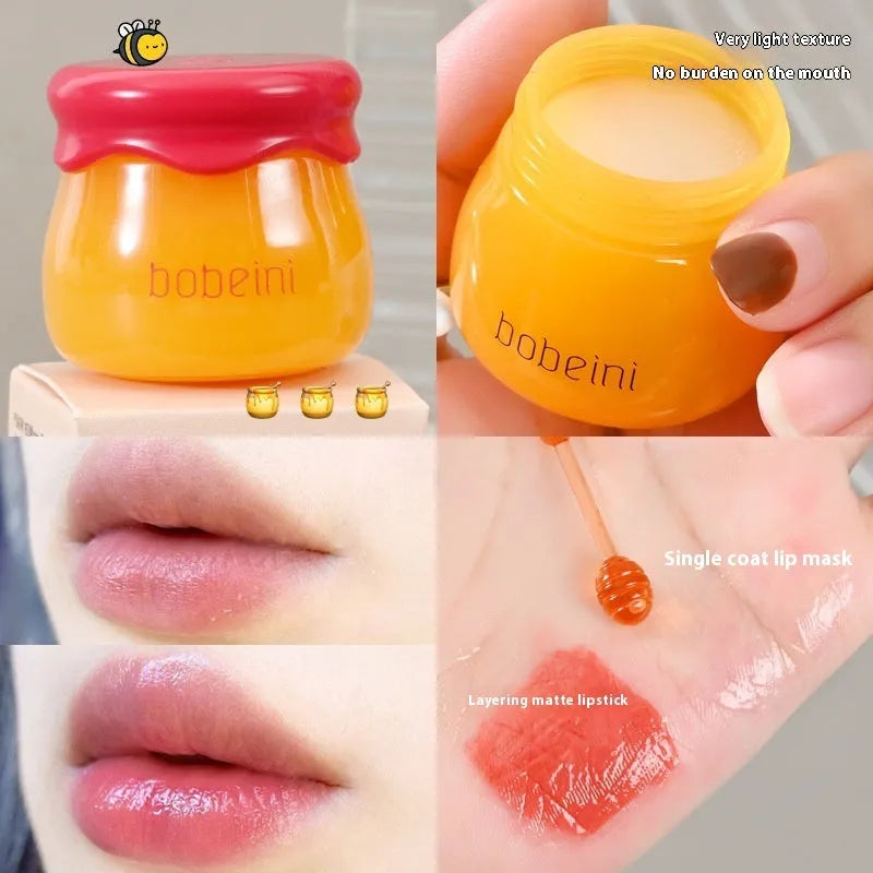 Vaseline lip balm honey pot treatment with brush in pomegranate or blueberry flavour