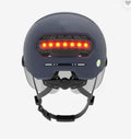 Cycling helmet with automatic LED brake light, PC and EPS construction, available in M and L sizes for 54-61cm head circumferences