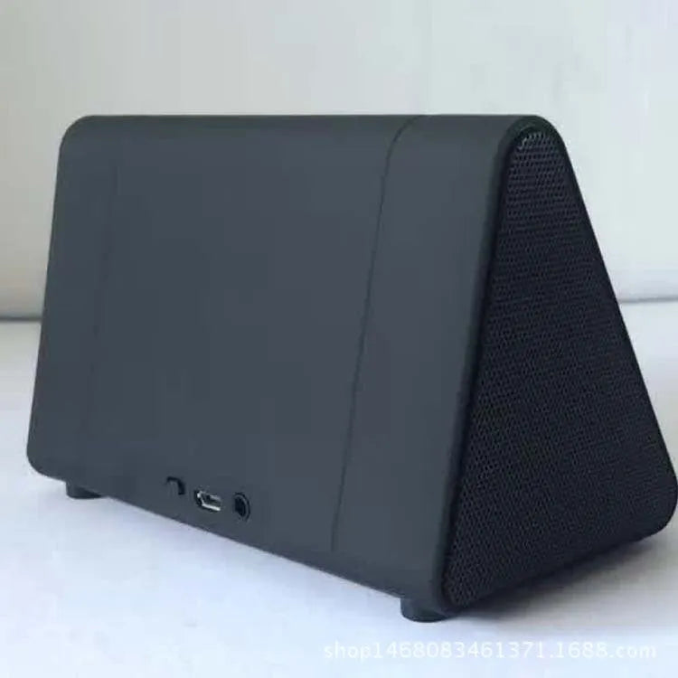 Mobile phone stand speaker, 127x90x83mm, 3W mono, 750mAh, 5-6 hours, Micro USB, Pink Red Black Blue White