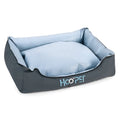 Soft pet bed with removable cover in three sizes for dogs and cats