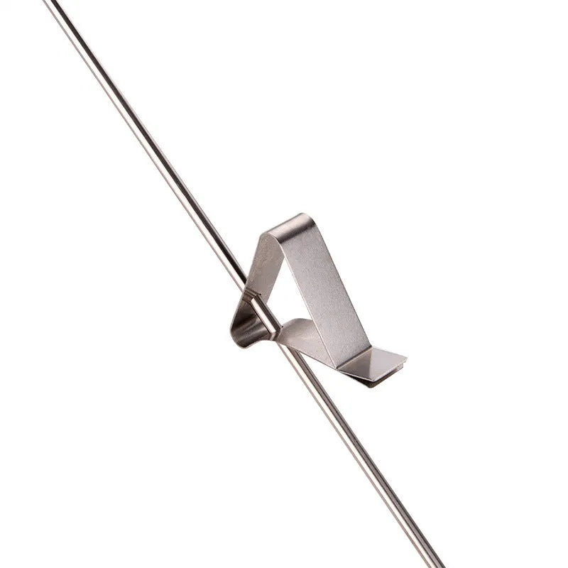 Stainless steel food thermometer with 300mm probe for oven, oil and liquid temperature measurement