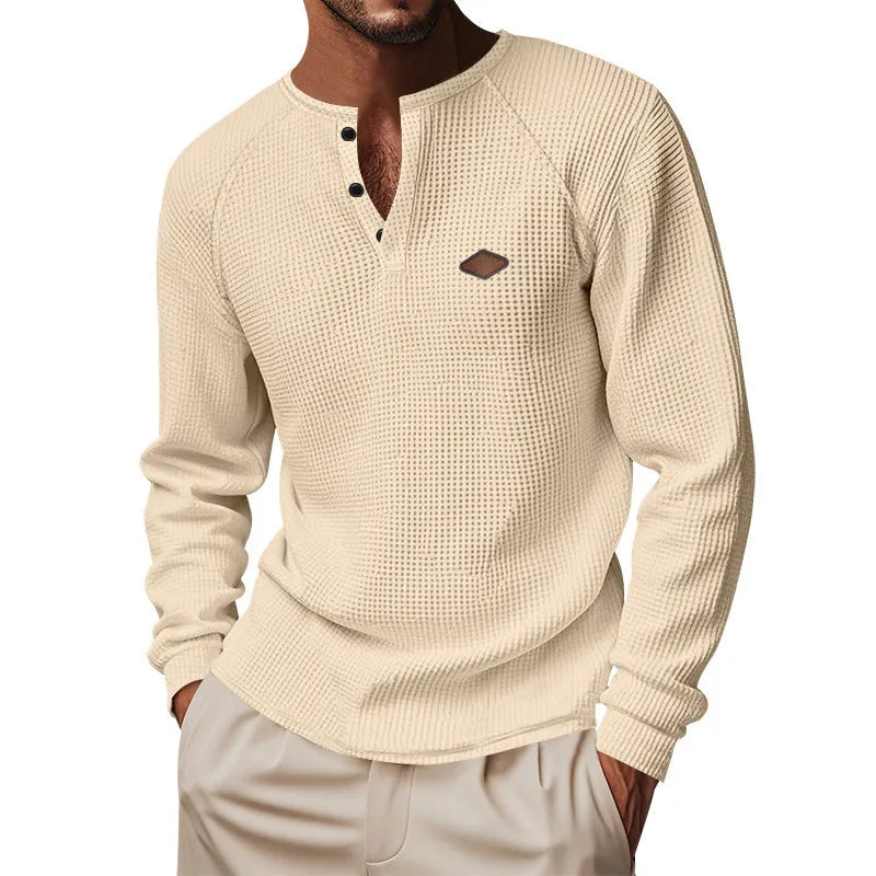 Loose fit raglan sleeve long sleeve shirt in quick-drying polyester fibre fabric