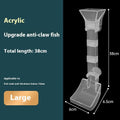Aquarium feeding tube set with three length options including cleaning brush and feed spoon attachments