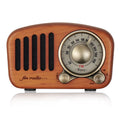 Retro wooden mini Bluetooth speaker in cherry wood or walnut finish