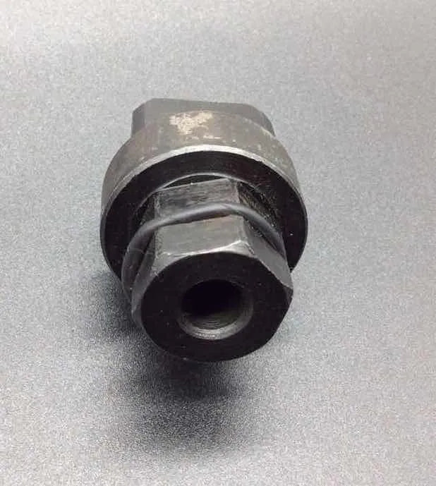 Aodi T40058 crankshaft rotating sleeve timing tool adapter with guide pin and directional arrows