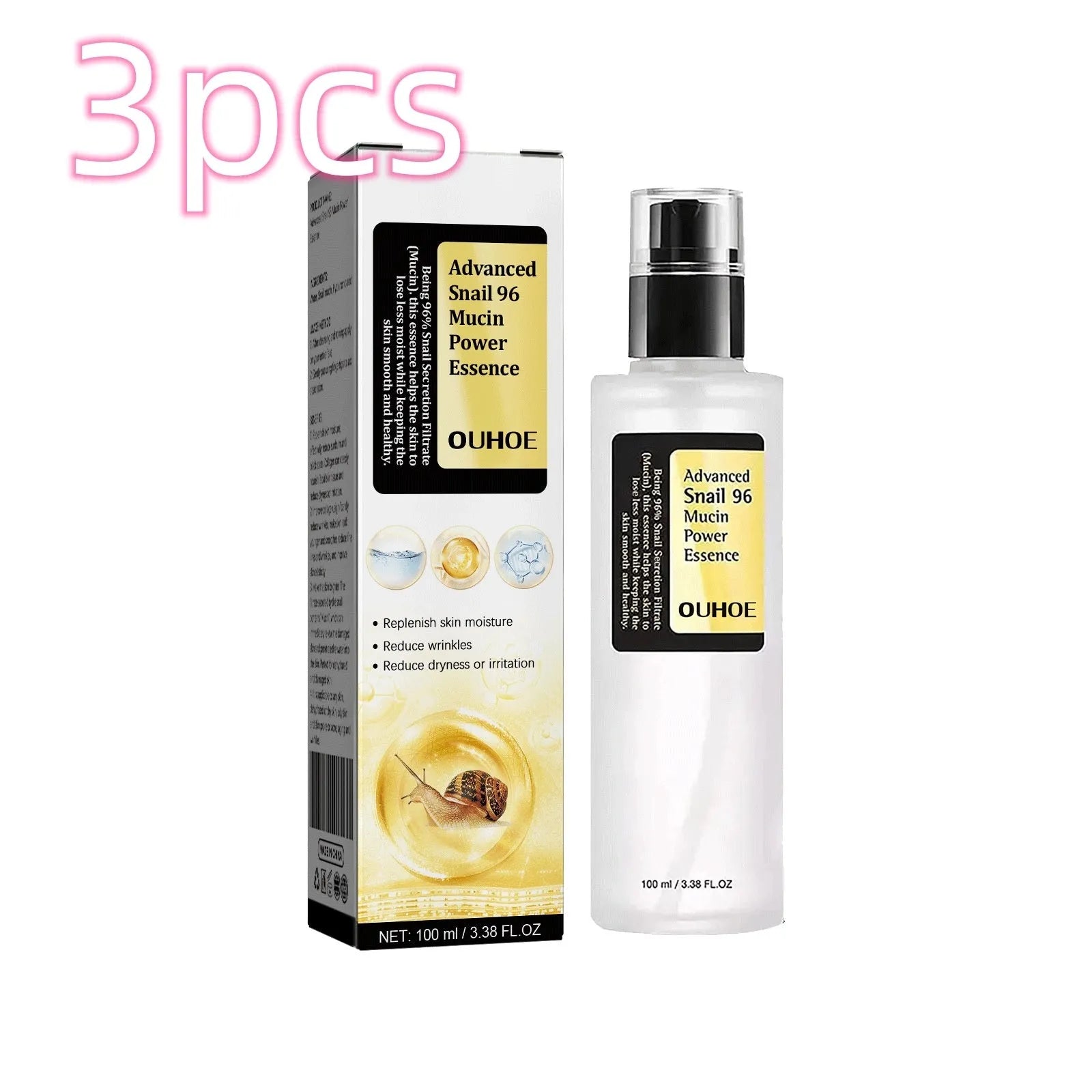 Snail Serum Collagen Facial Serum Original 100ml bottle with hydrating and brightening properties