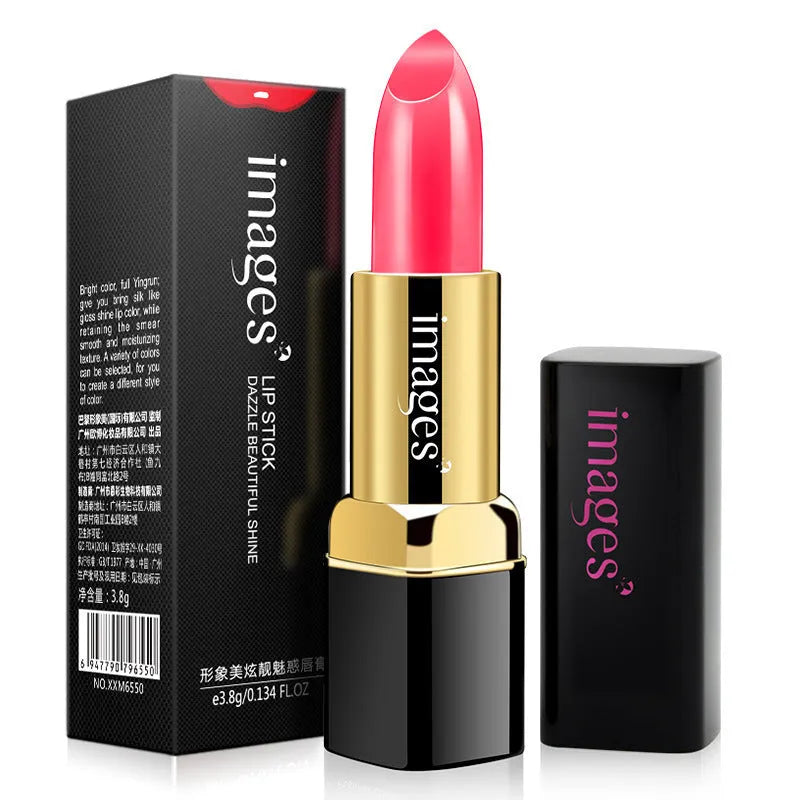 Lipstick lip gloss in 10 colours including coral red and babie pink, 3.8g size with natural plant ingredients