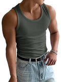Men's tight fit round neck workout T-shirt in polyester, shown in various colours including black and blue.