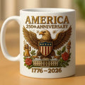 250th anniversary America ceramic mug in 11oz or 15oz with modern art building model design