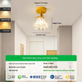 Cream Linglan Flower corridor aisle LED light with modern design and dimming control
