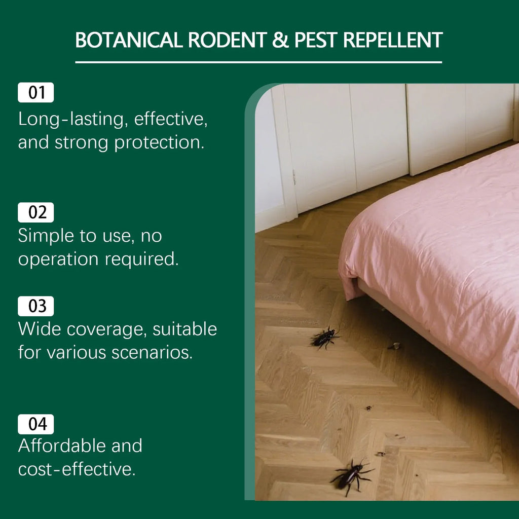 Set of ten 16g anti-mouse repellent pills and three mesh bags for warehouse and household pest control.