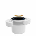 Ceramic white circular wireless phone charger with UK, EU and US adapters
