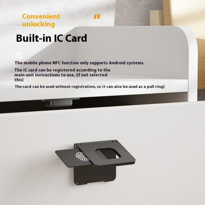 F079 invisible lock for drawers and wardrobes with no-punch installation and key