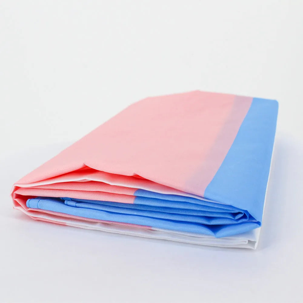 Transgender rainbow flag, 90x150 cm polyester Pride flag for events and wall display