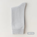 Mid-calf business men's socks in pure combed cotton with sweat absorption and deodorant properties, solid colour design