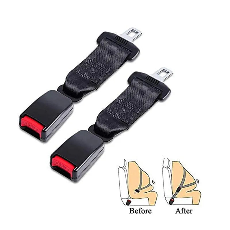 36cm black ribbon car seat belt extender for children and pregnant women