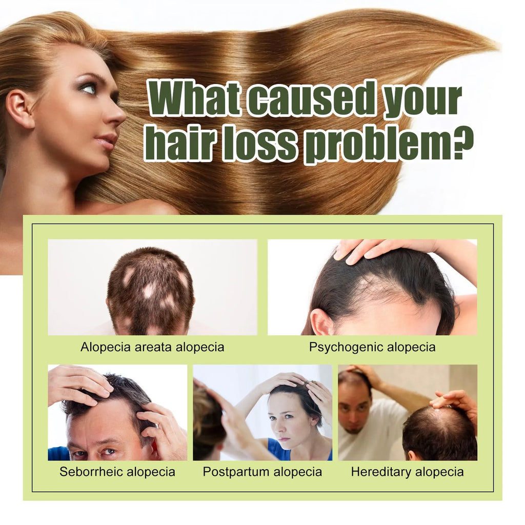 60ml bottle of hair care anti-fall repair essential oil for dry ends and brittle hair