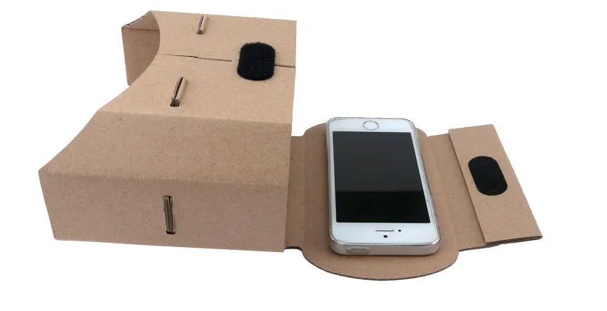 Virtual glasses with 3D carton design for mobile phones, 153mm by 83mm size, compatible with 4-6 inch screens