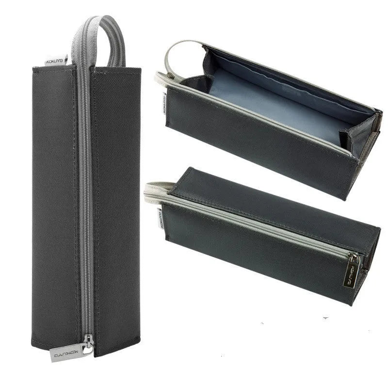 Large capacity pencil case in multiple colours including DuPont paper and silicone animal designs