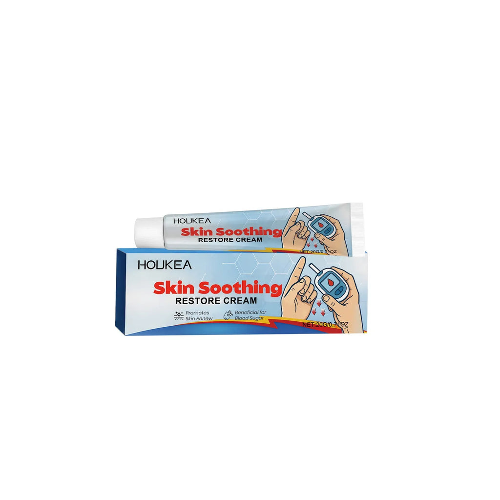 20g tube of body neck cream with botanical ingredients including mint leaf and tea tree oil