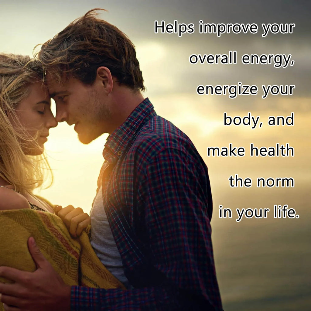 Silver and white jar of 100g energy supplement cream for body health care and physical revitalisation.