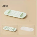 High capacity ice cube tray and ice box set in blue, green, purple, or yellow with included ice shovel