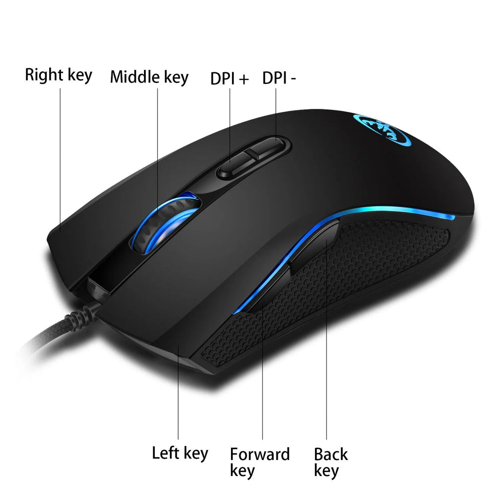 V700WB white and black gaming keyboard and mouse suit with backlit keys on a desk.