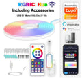 3-metre flexible RGB neon light strip with USB connector and remote control for interior lighting
