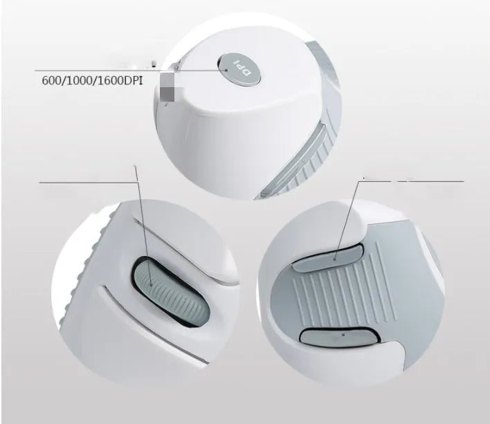 M 618 wireless vertical mouse in black showing 57-degree angle design with three buttons and scroll wheel