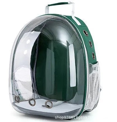 Pet Leisure cat diaper bag in side-open design with PC material, available in multiple colours like grey, pink, and green