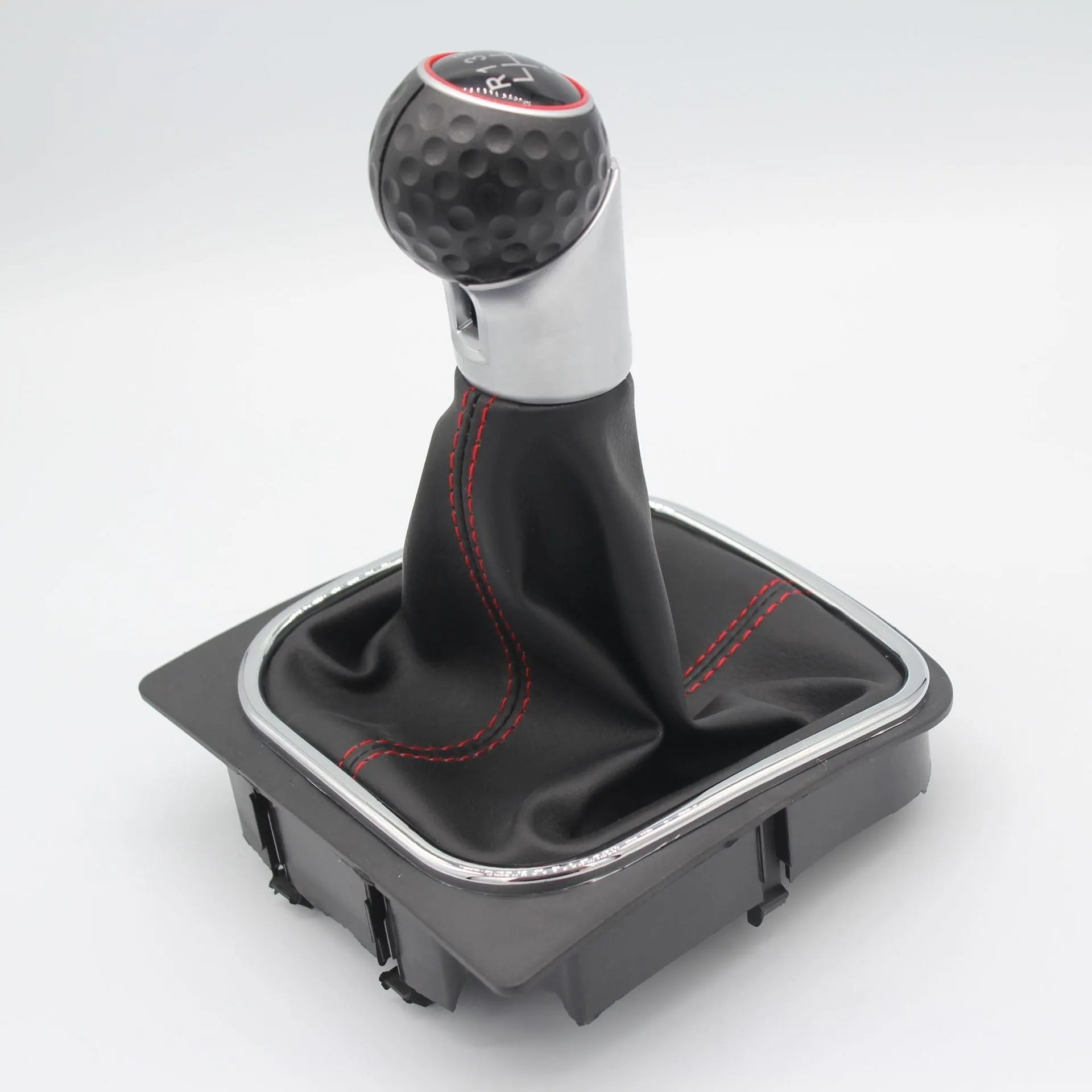 Leather gear lever handball for Golf cars with 12mm installation hole and dust-sealing design