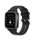 Smart bracelet with aluminium alloy case showing heart rate monitor and Bluetooth call function on wrist