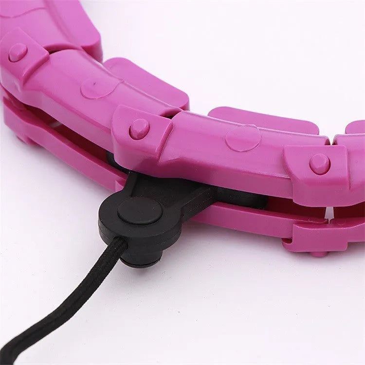 ABS plastic massage soft ball in pink blue or purple with detachable waist design for fitness