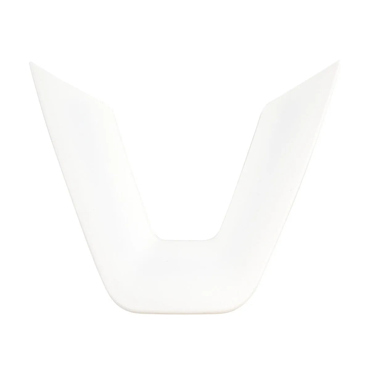 White plastic steering wheel protective patch for car interior renewal and scratch protection
