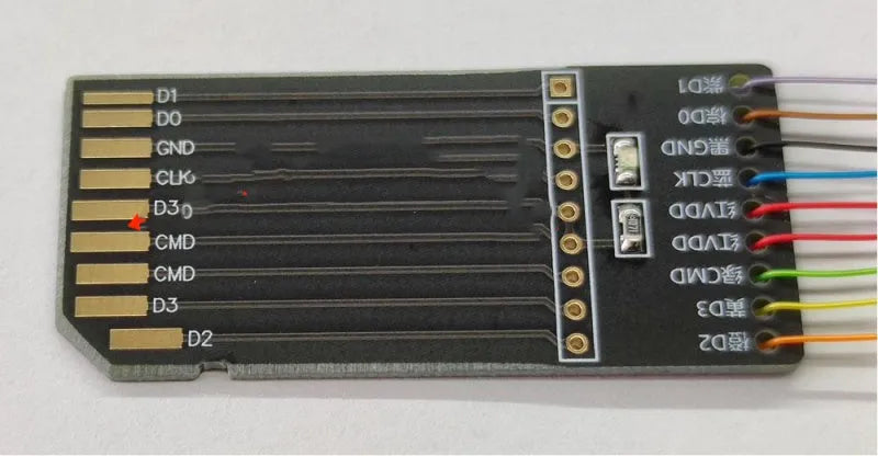 EMMC read/write tool for automotive audio host maintenance on BMW, Mercedes-Benz, Audi, and Porsche vehicles