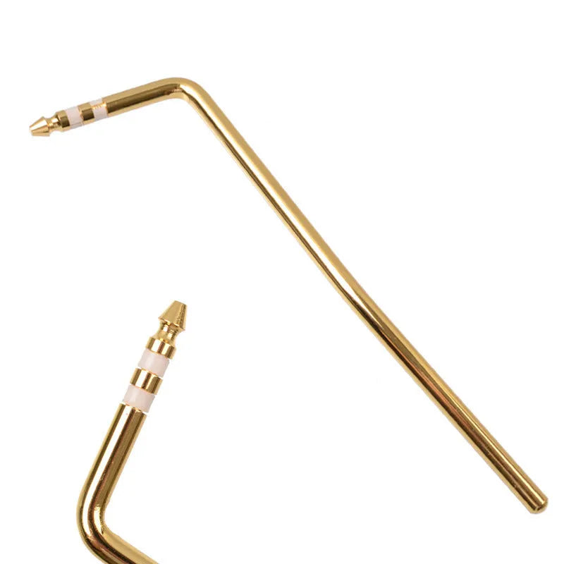 Guitar tremolo bar in black, gold, silver, and blue options with direct plug-in design