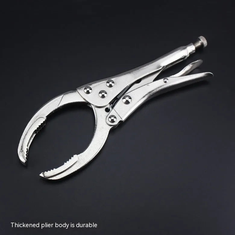 Clamp oil filter wrench with vise grips for 50-110mm automotive filters