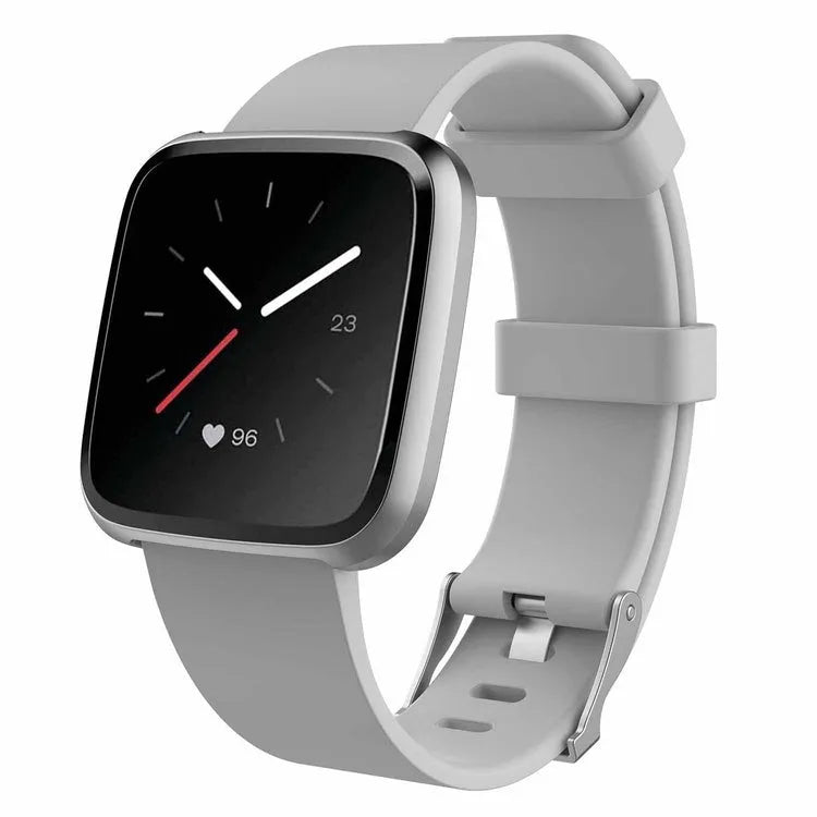 Fitbit Versa Lite replacement wrist strap in selected colour, showing TPE material and quick-release mechanism