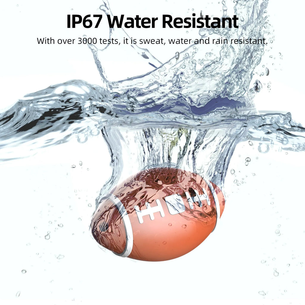 Compact anti-loss alarm device measuring 31.8mm by 8mm with adjustable 60-80db volume