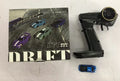 Turbo Racing C64 1:76 scale blue RC drift car with remote control