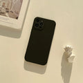 Frosted matte TPU phone case for iPhone 14 in slate blue colour.
