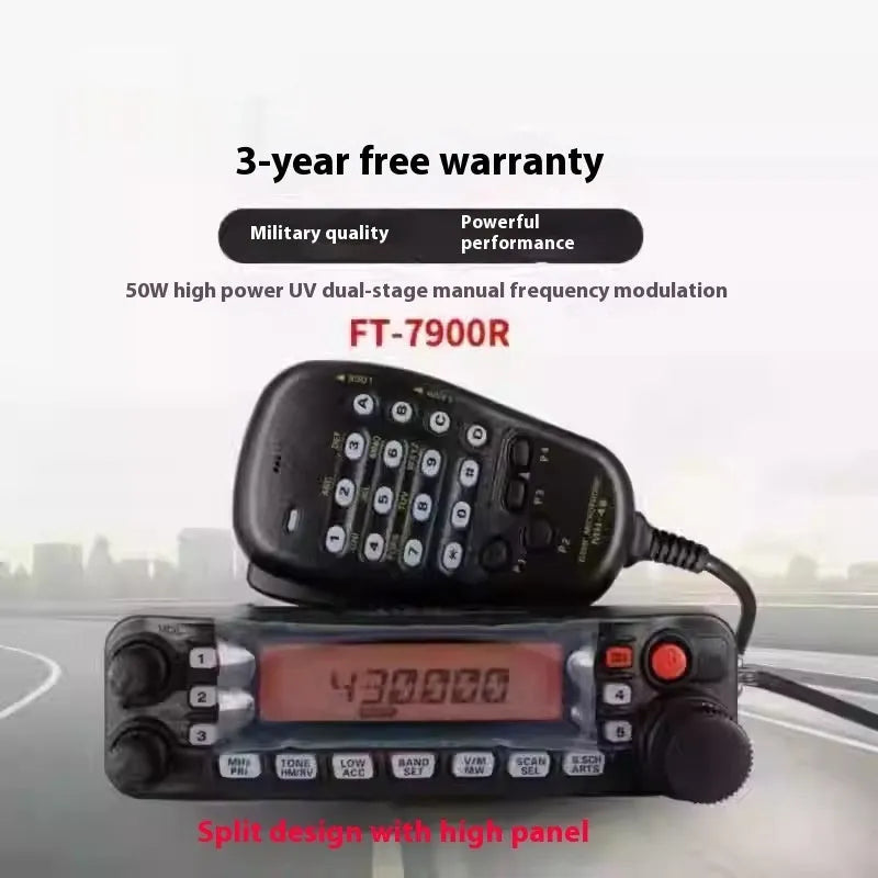 High-power radio car interphone with anti-interference function and Teflon clamps for vehicle mounting