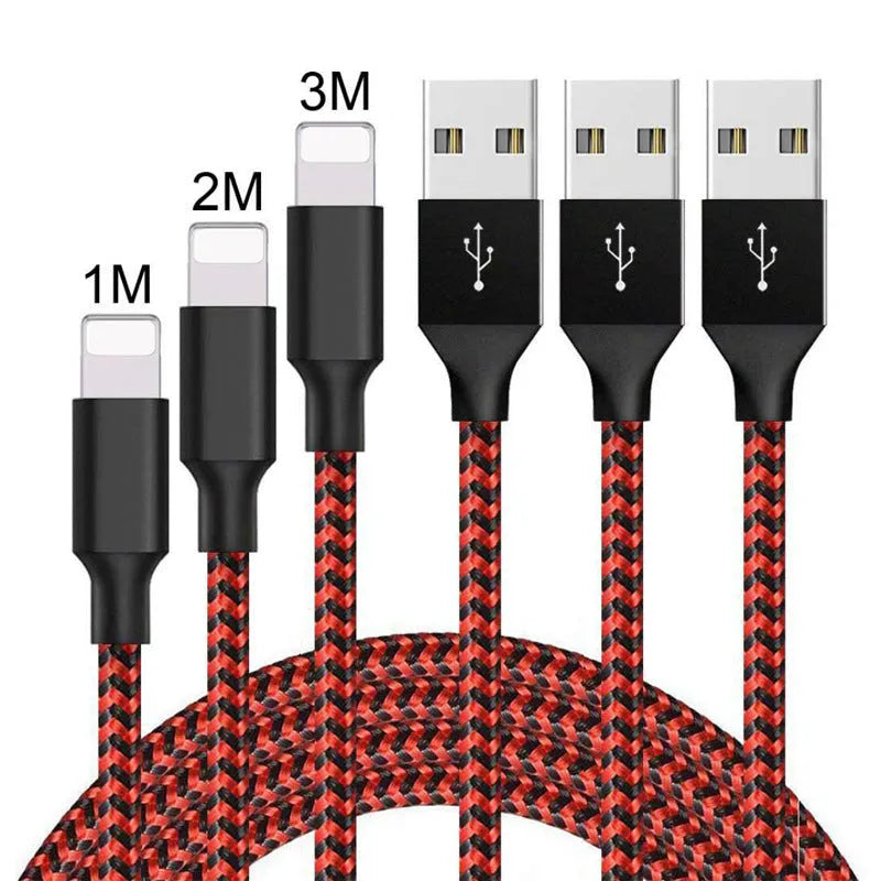 Braided fast charging Micro USB data cable for Android phones in black and white colour