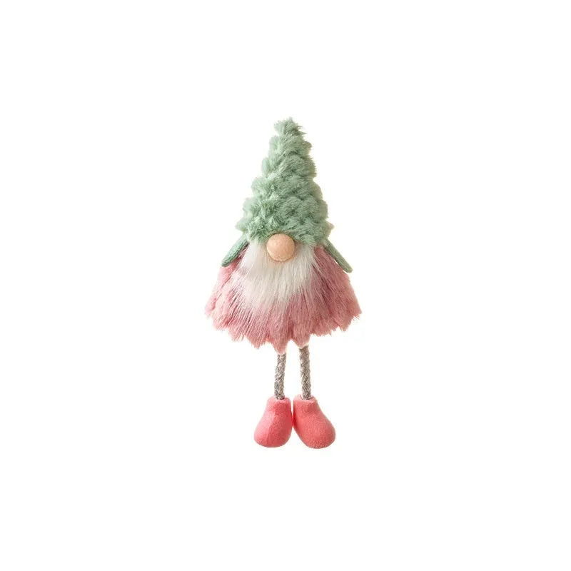 European style Christmas tree pendant in Santa or snowman design, one of six colour options